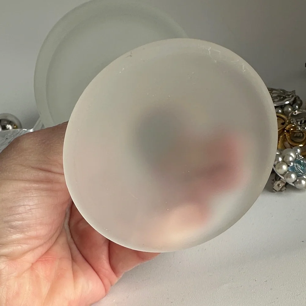 Frosted Glass fairy light (bottom only) satin